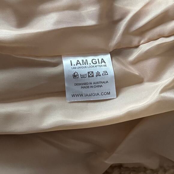 New I.AM.GIA Pixie Teddy Coat in Caramel Women's Size L - Picture 7 of 10